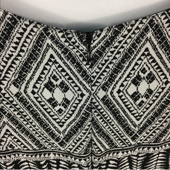 Aztec Boho Black and White Dress - Picture 4 of 6